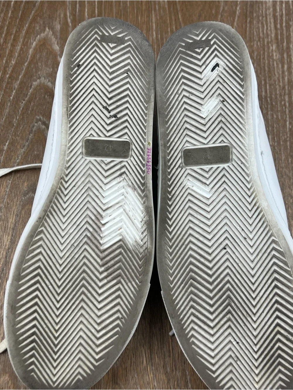602 Suitsupply Minimalist White Leather Men’s Sneakers 9 US
